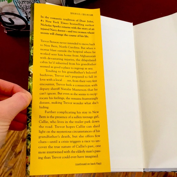 NICHOLAS SPARKS The Return Hardcover - Picture 2 of 3